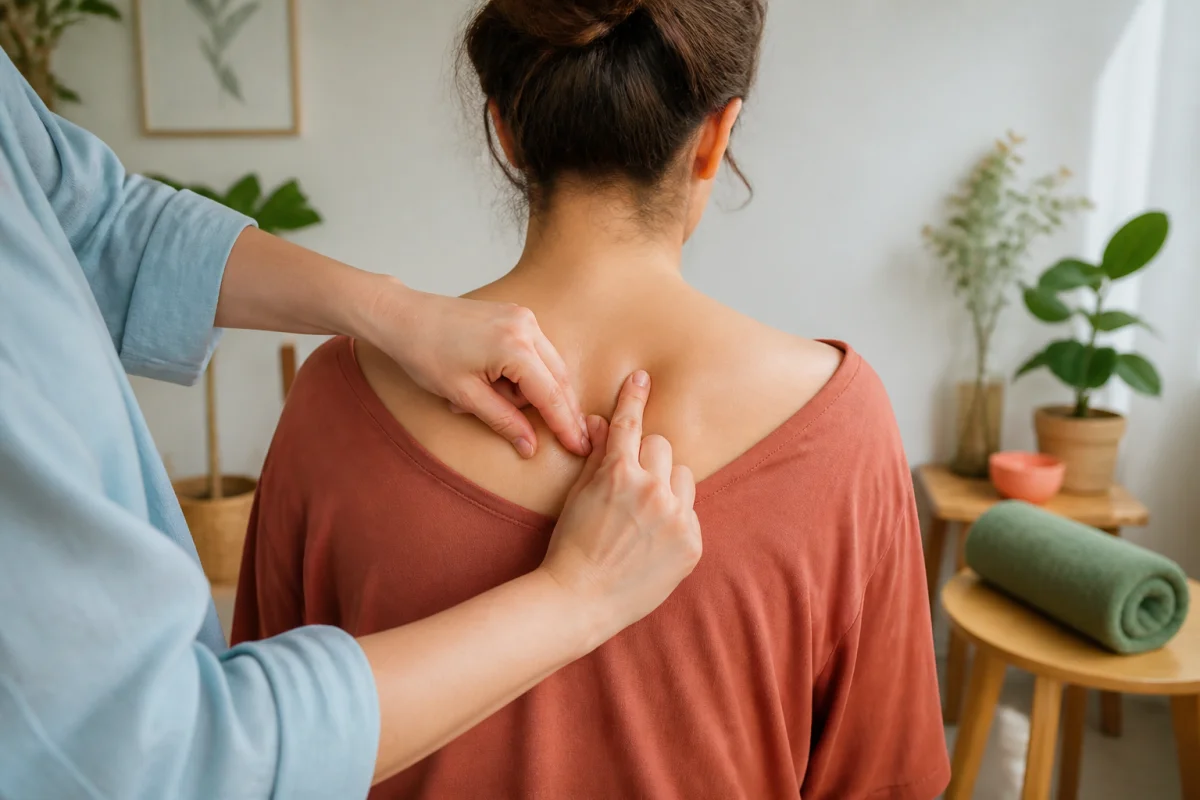 Comment enlever un nœud dans le dos avec un massage